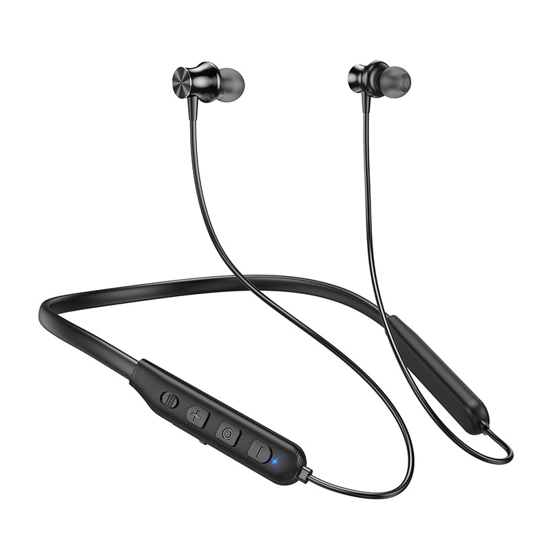 Bluetooth Hands Free Hoco ES64 Easy Sound Magnetic Neckband Hi-Fi v5.3 200mAh Μαύρο | Bluetooth - shopin.gr