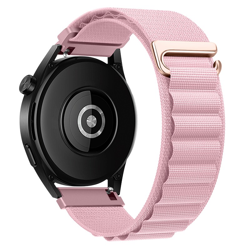 Watchband Hoco WH05 Climbing Series από Nylon για Samsung Huawei Xiaomi Vivo OPPO κα 20mm Universal Pink Cream | Αξεσουάρ Wearables - shopin.gr