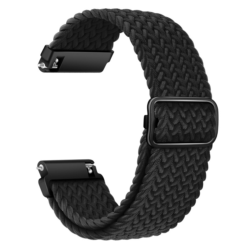 Watchband Hoco WH03 Jane Eyre Series από Ultra-Thin Nylon για Samsung Huawei Xiaomi Vivo κα 20mm Universal Μαύρο | Αξεσουάρ Wearables - shopin.gr