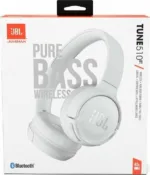 Bluetooth Ακουστικά Stereo JBL JBLT510  Over-ear Pure Bass Sound Multipoint Υποστηρίζει Voice Assistant με 40hr Λειτουργίας Λευκά | Bluetooth - shopin.gr