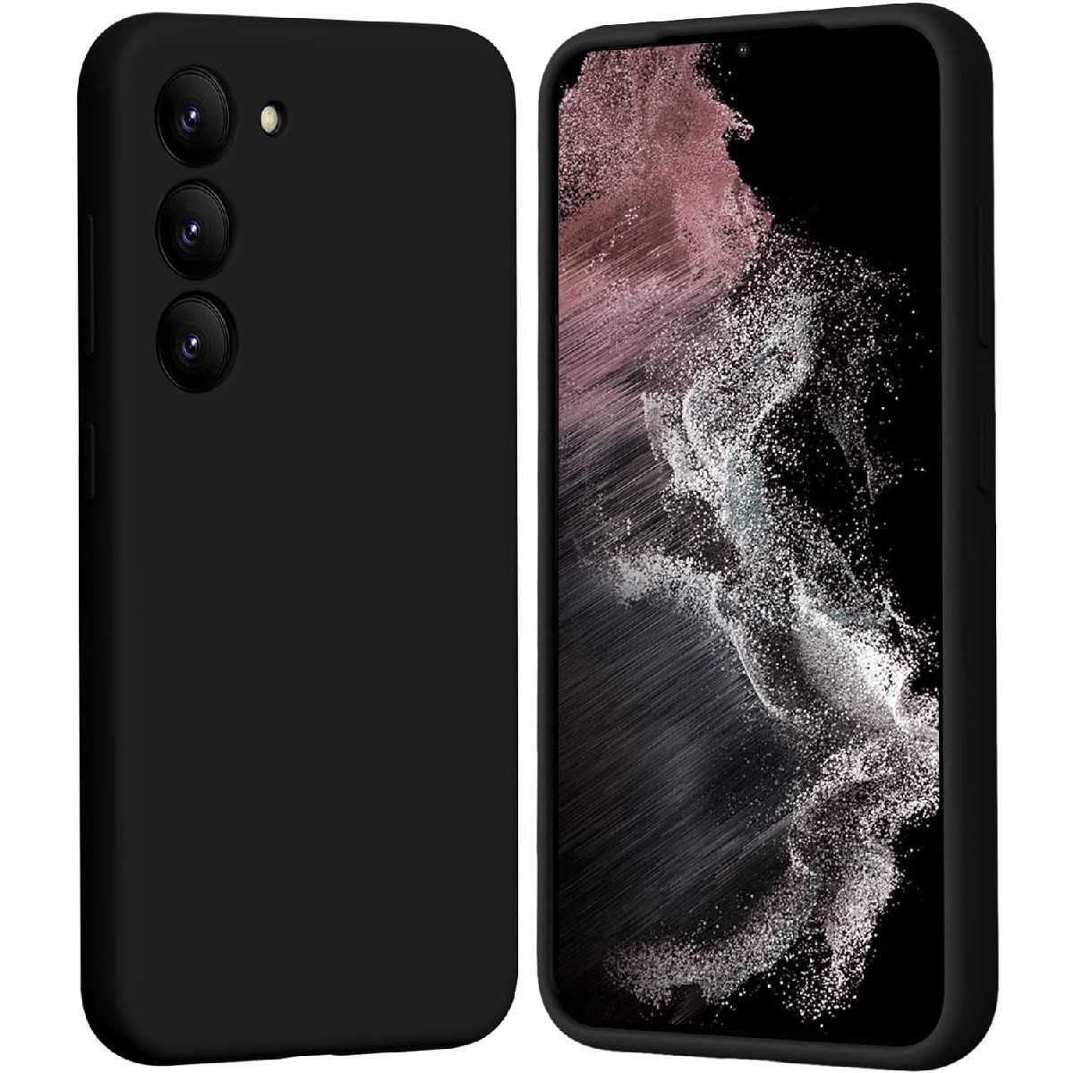 Θήκη Ancus Silicon Liquid για Samsung SM-S711 Galaxy S23 FE Μαύρο | Θήκες - shopin.gr