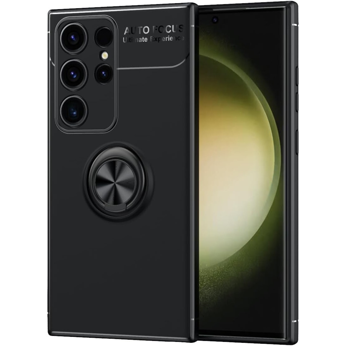 Θήκη Ancus AutoFocus Shock Proof με Ring Holder για Samsung SM-S928B Galaxy S24 Ultra Μαύρη | Θήκες - shopin.gr