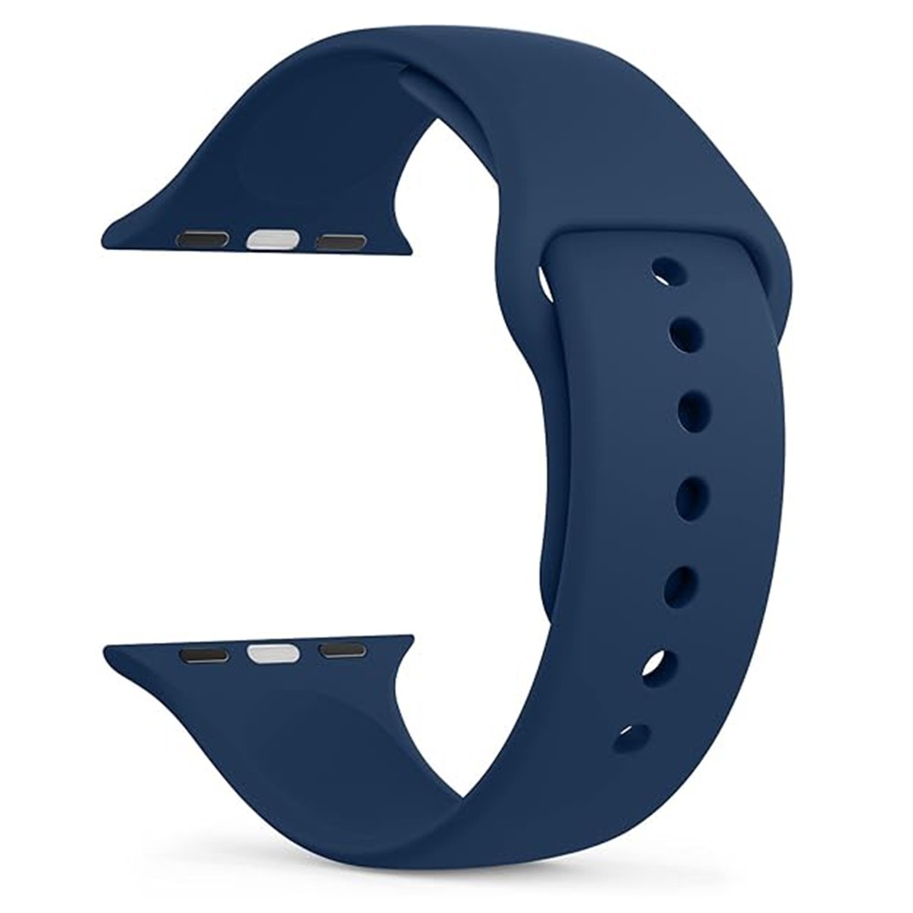 Watchband Noozy 42/44/45/49mm για Apple Watch 1/2/3/4/5/6/7/8/9/se/ultra 1/ultra 2 Σκούρο Μπλε Silicon Band | Αξεσουάρ Wearables - shopin.gr