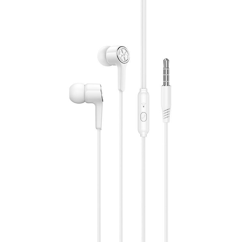 Hands Free Hoco M104 Gamble Universal Earphones Hi-Fi Stereo 3.5mm Λευκό 1.2m | Hands Free - shopin.gr