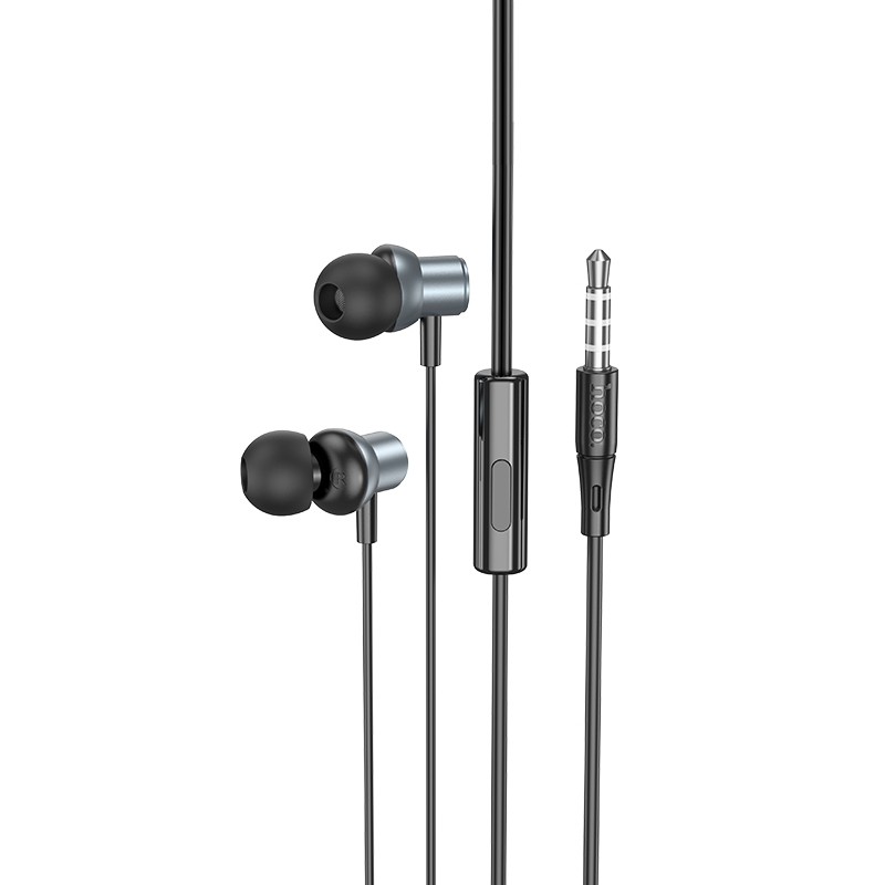 Hands Free Hoco M110 Encourage Universal Earphones Hi-Fi Stereo Deep Sound 3.5mm Γκρι 1.2m | Hands Free - shopin.gr