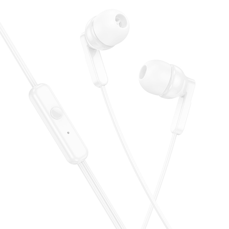 Hands Free Hoco M121 Bright Universal Earphones Hi-Fi Stereo 3.5mm Λευκό 1.2m | Hands Free - shopin.gr
