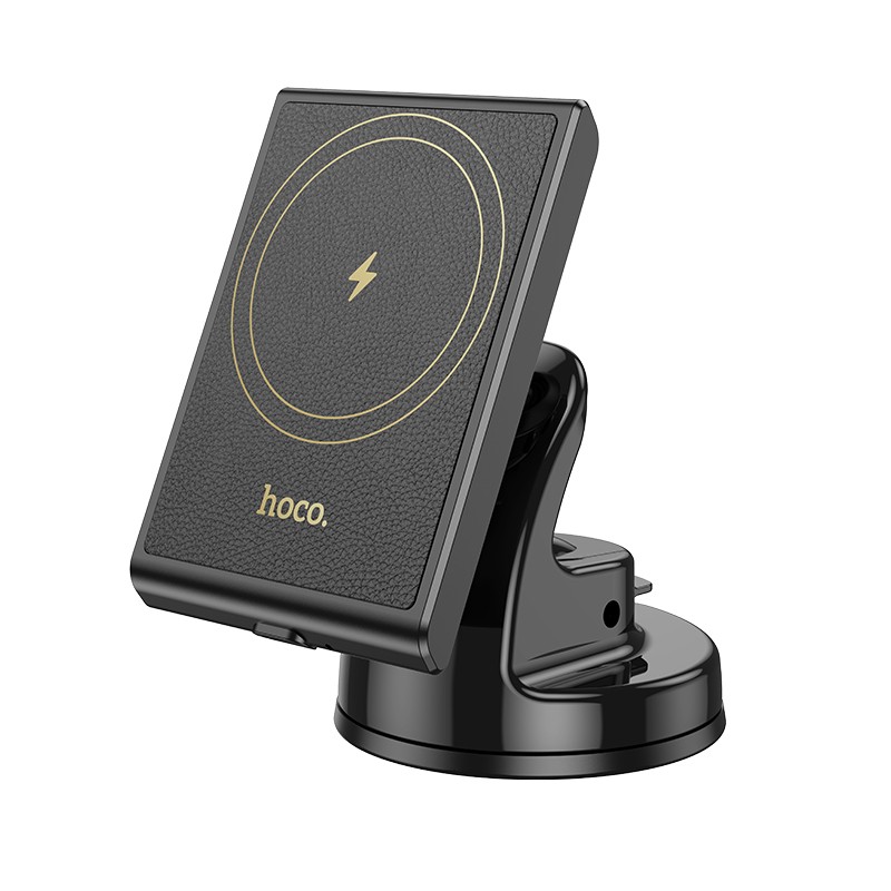 Βάση Στήριξης Αυτοκινήτου Hoco HW20 Precious με Magnetic Wireless Fast Charger έως 15W USB Μαύρη 4.5"-7" | Βάσεις Στήριξης - shopin.gr