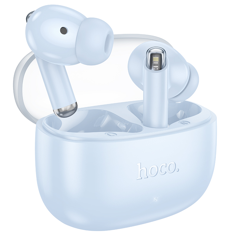 Wireless Hands Free Hoco EQ12 Rima TWS V5.3 350mAh 7 Ώρες Λειτουργίας με Πλήκτρο Ελέγχου και Συμβατό με Siri Μπλέ | Bluetooth - shopin.gr