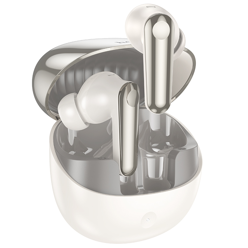 Wireless Hands Free Hoco EQ11 Pacifico TWS V5.3 400mAh Milky White | Bluetooth - shopin.gr