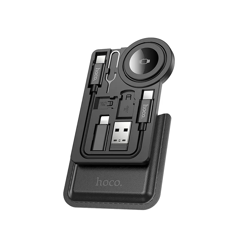 Set Ασύρματου Φορτιστή Hoco CW58 για iWatch 1-9/SE Ultra με Αντάπτορες USB-C σε USB και Lightning Περιέχει Καλώδιο USB-C 10cm | Φορτιστές Wearables - shopin.gr