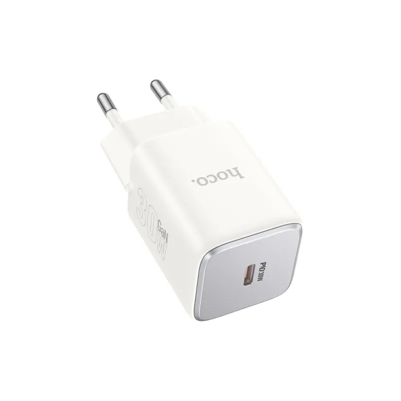 Φορτιστής Ταξιδίου Small Size Hoco N43 Vista με USB-C PD30W GaN Tech  Λευκός | Φορτιστές - shopin.gr