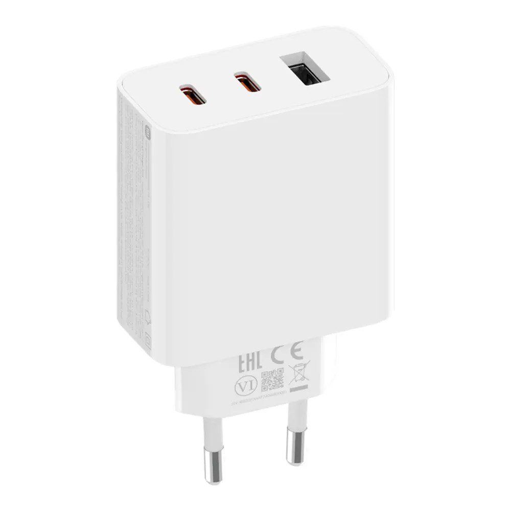 Φορτιστής Ταξιδίου Xiaomi BHR7493EU 67W GaN  με USB-A και 2x USB-C Λευκός | Φορτιστές - shopin.gr