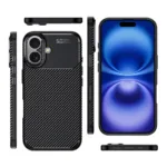 Θήκη Ancus AutoFocus Carbon Fiber για Apple iPhone 16 Plus Μαύρη | Θήκες - shopin.gr