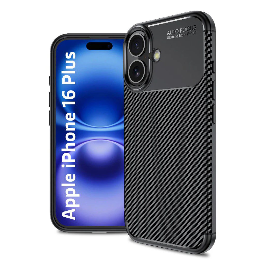 Θήκη Ancus AutoFocus Carbon Fiber για Apple iPhone 16 Plus Μαύρη | Θήκες - shopin.gr