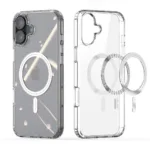 Θήκη TPU Ancus Magnetic Ring για Apple iPhone 16 Plus Διάφανη | Θήκες - shopin.gr
