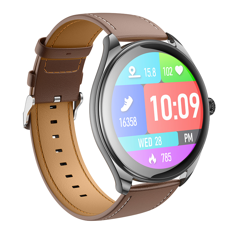 Smartwatch Hoco Y22 IP67 AMOLED Οθόνη 1.43" 200mAh  με Δυνατότητα Κλήσεων Μαύρο | Smartwatches - shopin.gr