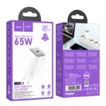 Φορτιστής Ταξιδίου Hoco N48 Glorious USB-C 65W Λευκός | Φορτιστές - shopin.gr