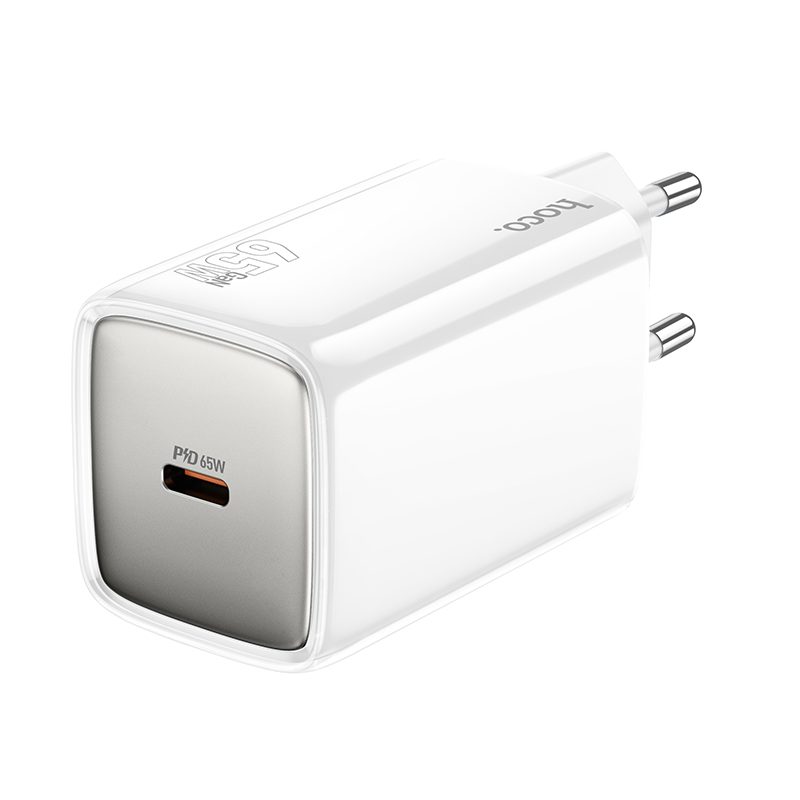 Φορτιστής Ταξιδίου Hoco N48 Glorious USB-C 65W Λευκός | Φορτιστές - shopin.gr