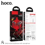 Hands Free Hoco. DM26 Earphones Stereo 3.5mm Ανάγλυφο Καλώδιο με  Elbow Design 1.2m Μαύρα | Hands Free - shopin.gr