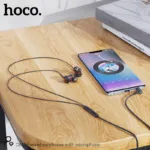 Hands Free Hoco. DM26 Earphones Stereo 3.5mm Ανάγλυφο Καλώδιο με  Elbow Design 1.2m Μαύρα | Hands Free - shopin.gr