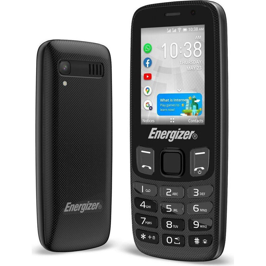Energizer E242S+ 512MB/4GB Dual Sim 4G 2.4" KaiOS 2000mAh με Κάμερα Μαύρο | Κινητά απλής χρήσης - shopin.gr