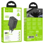 Φορτιστής Ταξιδίου Hoco N50 Scenery GaN Tech PD45W με 2xUSB-C και 1xUSB-A  Μαύρος | Φορτιστές - shopin.gr