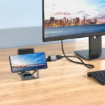 Αντάπτορας Hoco UA33 USB-C σε HDMI 4K 30Hz (3840 x 2160P) Θηλυκό Γκρι | Αντάπτορες - shopin.gr