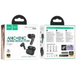 Wireless Hands Free Hoco EQ22 Singer TWS V5.4 400mAh με 7 Ώρες Λειτουργίας και Εναλλαγή Master/Slave ANC+ENC Μαύρα | Bluetooth - shopin.gr