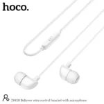 Hands Free Hoco. DM38 Believer Stereo 3.5mm με Μικρόφωνο και Πλήκτρο Λειτουργίας 1.2m Λευκά | Hands Free - shopin.gr