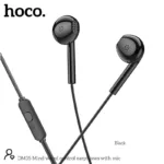 Hands Free Hoco. DM35 Mind Earphones Stereo 3.5mm με Μικρόφωνο και Πλήκτρο Λειτουργίας 1.2m Μαύρα | Hands Free - shopin.gr