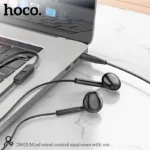 Hands Free Hoco. DM35 Mind Earphones Stereo 3.5mm με Μικρόφωνο και Πλήκτρο Λειτουργίας 1.2m Μαύρα | Hands Free - shopin.gr