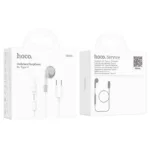 Hands Free Hoco. DM53 Unilateral Earphones USB-C  με Μικρόφωνο και Πλήκτρο Λειτουργίας 1.2m Λευκά Συμβατό με όλες τις Συσκευές | Hands Free - shopin.gr