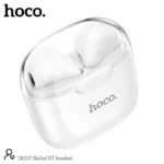 Wireless Hands Free Hoco. DES37 Ballad TWS V5.3 250mAh 3.5 Ώρες Λειτουργίας με Πλήκτρο Ελέγχου και Συμβατό με Siri Λευκά | Bluetooth - shopin.gr