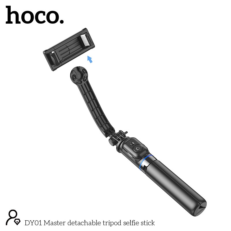 Βάση Στήριξης και Selfie Stick Hoco. DY01 Master 360°  με Τηλεχειρισμό Συμβατό με GoPro