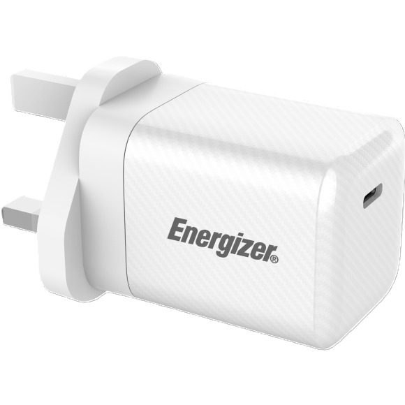 Φορτιστής Ταξιδίου Energizer Fast Charge με USB-C PD45W Λευκός με UK Plug | Φορτιστές - shopin.gr
