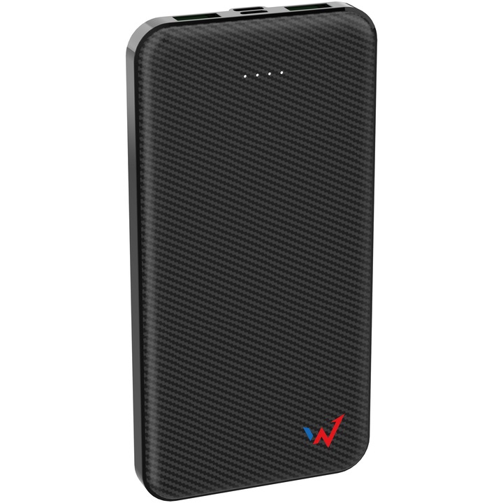 Power Bank Wonder WX10C Slim 10000mAh 20W με Εξόδους 2 x USB-A και 1 x USB-C Μαύρο | Power Bank - shopin.gr