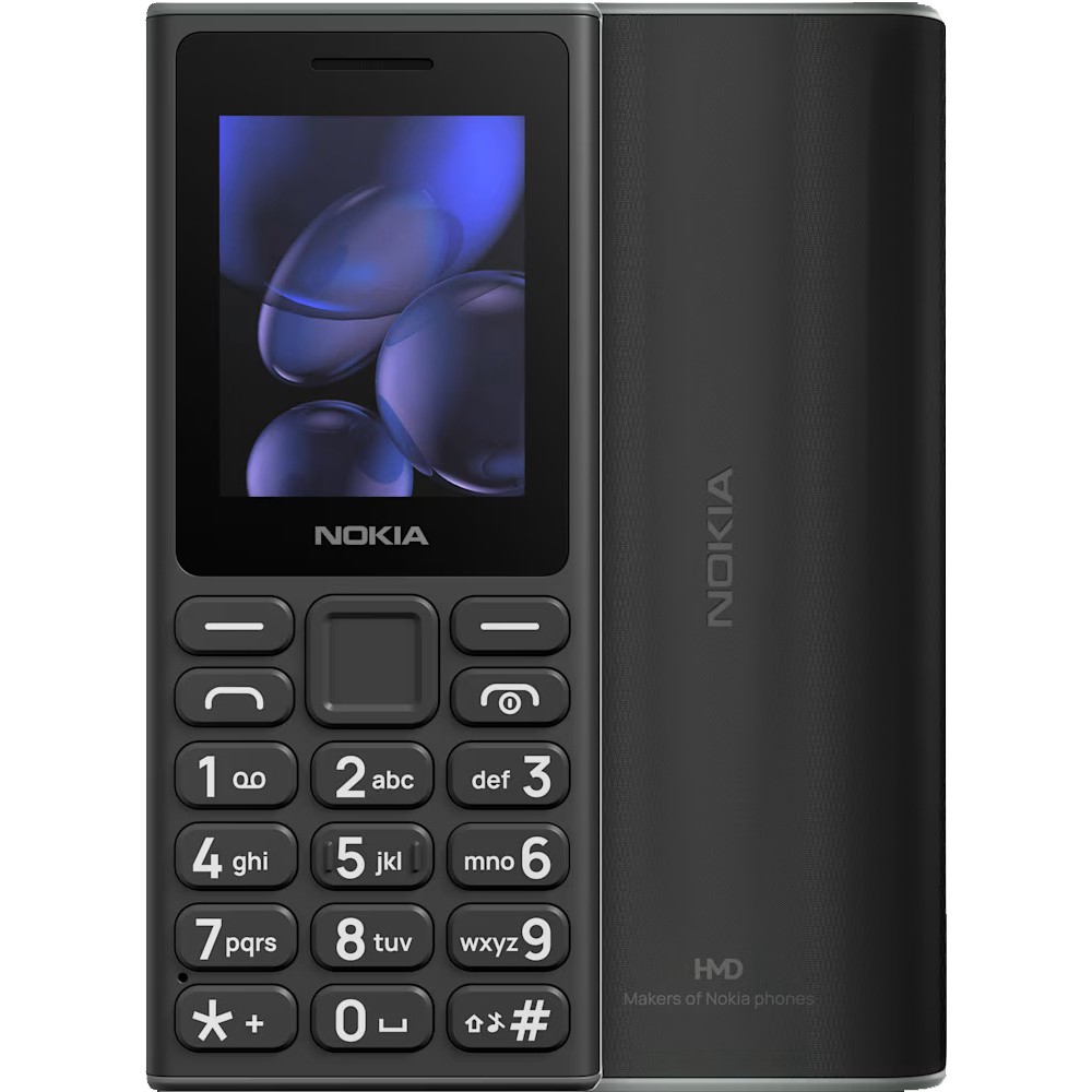 Nokia 105 (2024) Dual Sim 2" Μαύρο | Κινητά απλής χρήσης - shopin.gr