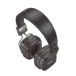Wireless Ακουστικά Stereo Hoco W56 Earl V5.4 250mAh με AUX και Μικρόφωνο Καφέ - Μαύρο | Bluetooth - shopin.gr