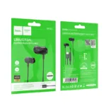 Hands Free Hoco M122 Power Earphones Stereo USB-C με Μικρόφωνο και Πλήκτρο Λειτουργίας 1.2m Μαύρα Συμβατά με Συσκευές USB-C | Hands Free - shopin.gr