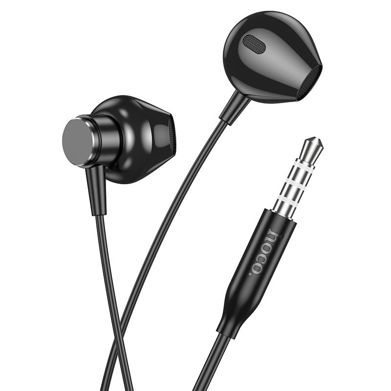 Hands Free Hoco M125 Smart Earphones Stereo 3.5mm με Μικρόφωνο και Πλήκτρο Λειτουργίας 1.2m Μαύρα | Hands Free - shopin.gr