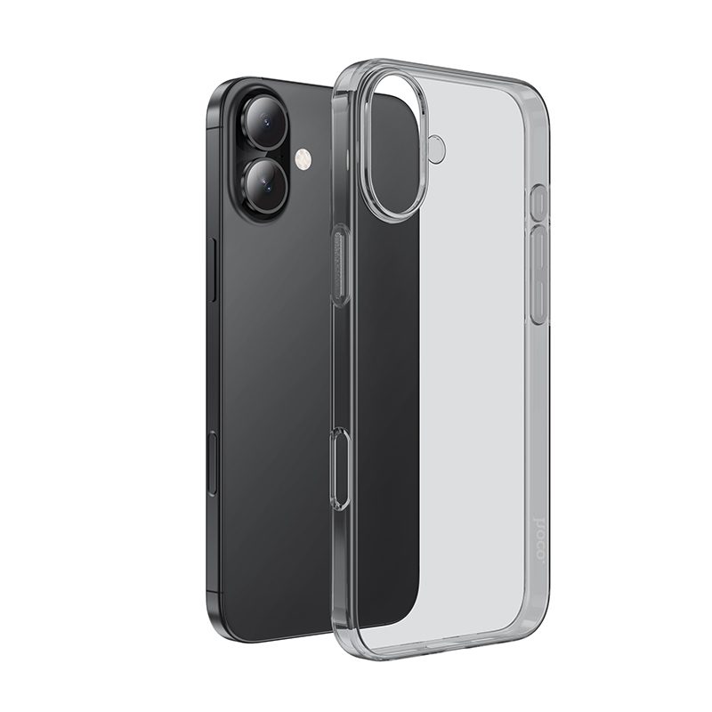 Θήκη Hoco TPU Light Series για Apple iPhone 16 Plus Smoke | Θήκες - shopin.gr