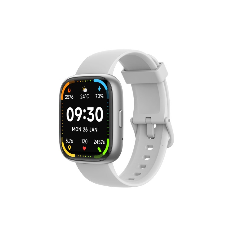 Smartwatch Maxcom Ecowatch 6 1.83" 300 mAh IP68 με Δυνατότητα Κλήσεων Silver | Smartwatches - shopin.gr