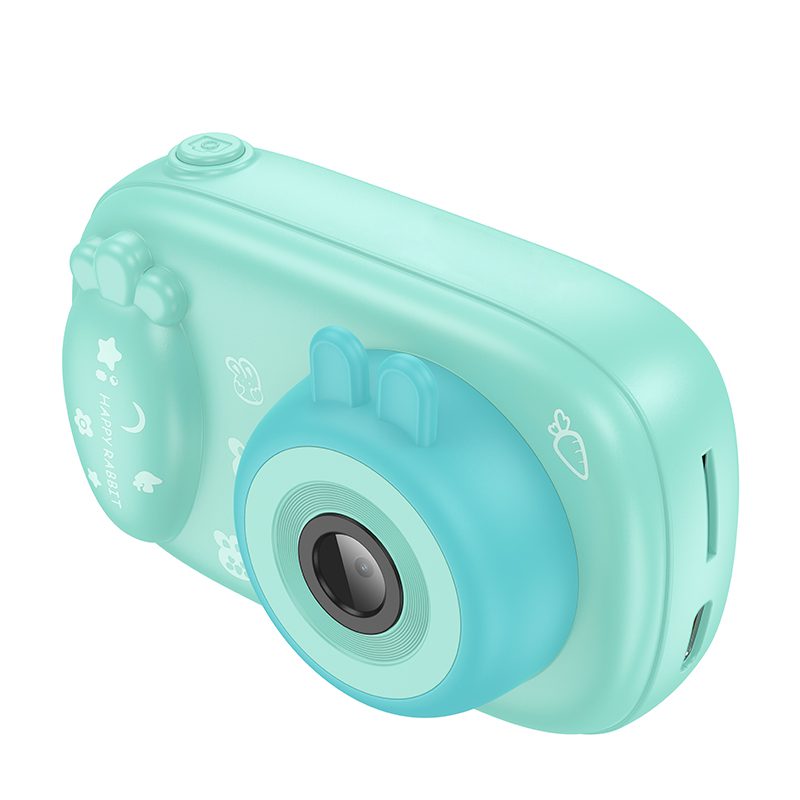 Kids Dual HD Camera Hoco DV205 με Οθόνη 2.0" 600mAh Υποστηρίζει Κάρτα Μνήμης 64Gb Μπλε | Παιδικές Κάμερες - shopin.gr