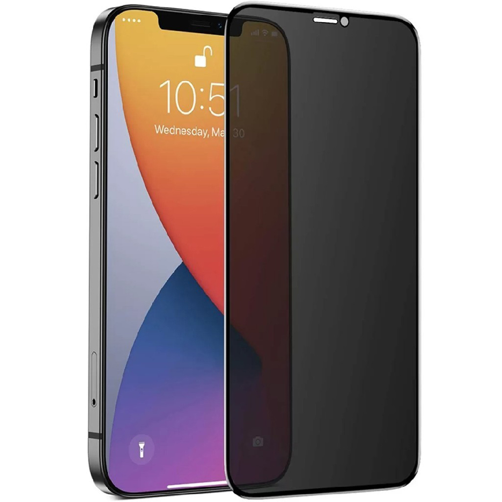 Tempered Glass Ancus Privacy 30 Μοίρες Protection Full Face 3D για Apple iPhone 16 Pro Max | Προστασία Οθόνης - shopin.gr