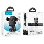 Βάση Στήριξης Αυτοκινήτου Hoco H76 Crown με Στήριξη στο Ταμπλό για Συσκευές 4.5"-7"  Μαύρη | Βάσεις Στήριξης - shopin.gr