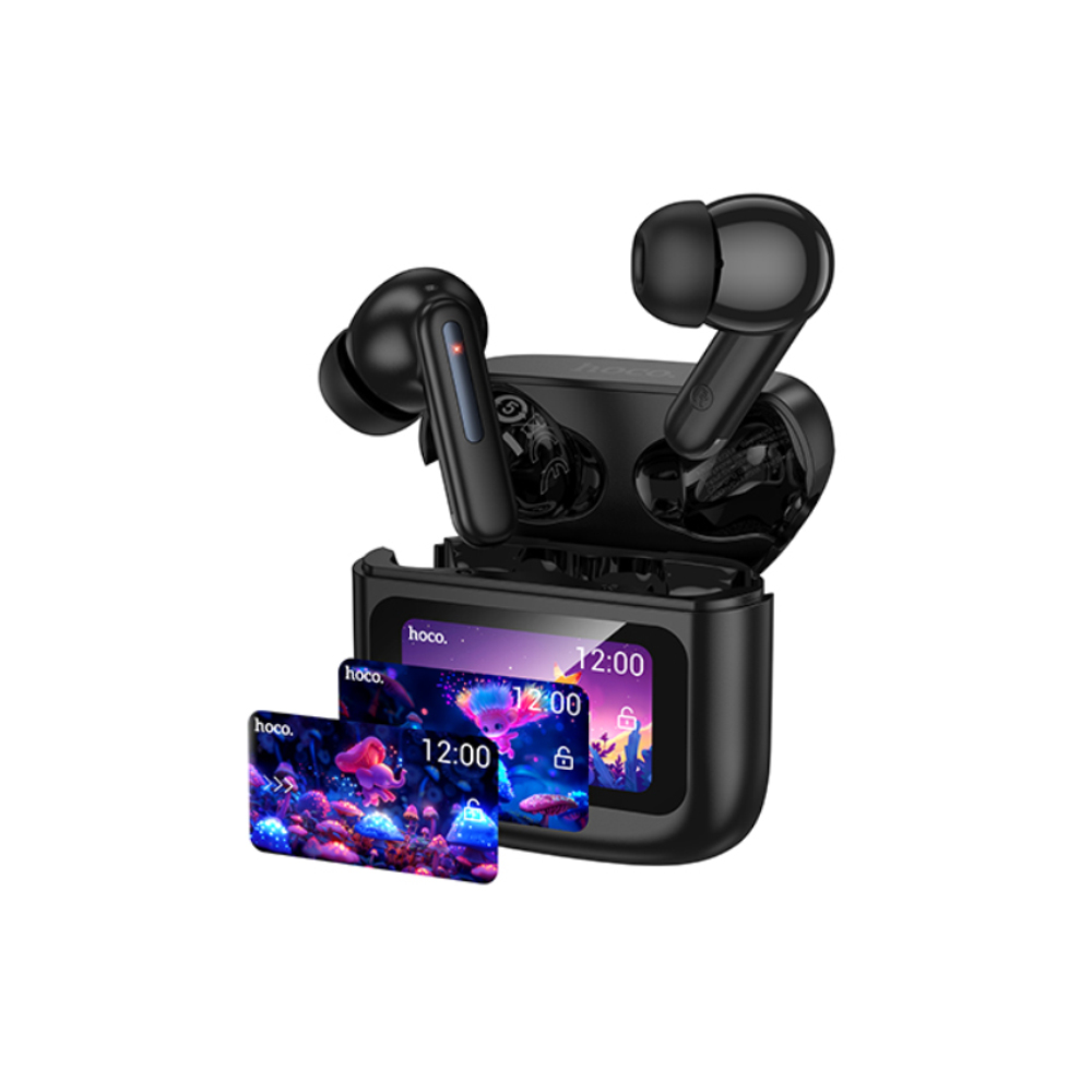 Wireless Hands Free Hoco EQ14 Cool Color TWS Hi-Fi Audio V5.4 500mAh 7 Ώρες Ομιλίας Μαύρα | Bluetooth - shopin.gr