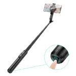 Selfie Stick Hoco K25 Sherkhan Live Broadcast και Τρίποδο για Συσκευές 4.5"- 7" 55mAh Ύψος 1.5m Μαύρο | Selfie Sticks - shopin.gr