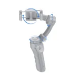 Gimbal Hoco K24 για Συσκευές 4.5"- 7" 3600mAh V5.2 με Σταθεροποιητή 3 Αξόνων Γκρι | Selfie Sticks - shopin.gr