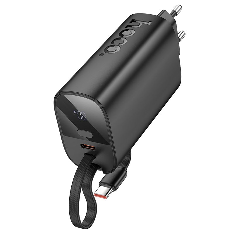 Power Bank Hoco J148 Handy 5000mAh PD20W QC3.0A Φορτιστής με 1xUSB-C και Καλώδιο Type-C Μαύρο | Power Bank - shopin.gr