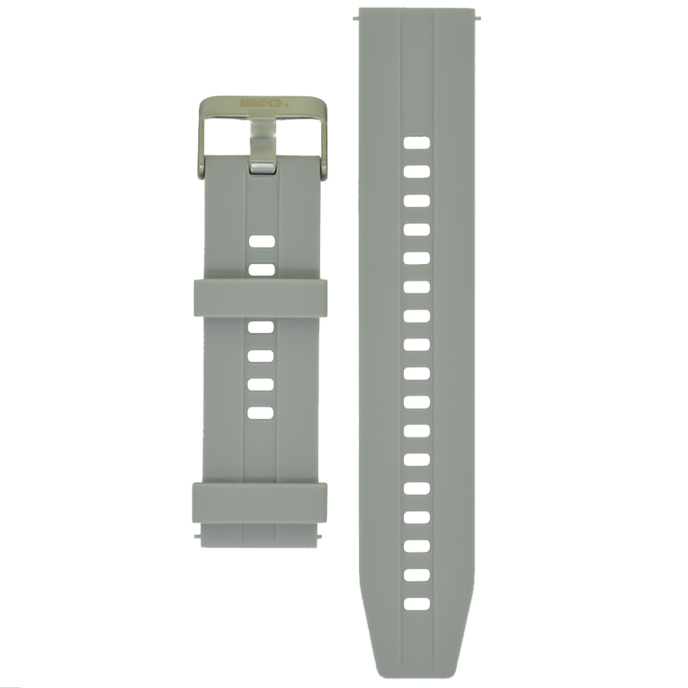 Ανταλλακτικό Watchband Hoco 20mm Universal Γκρι Silicon Band | Αξεσουάρ Wearables - shopin.gr